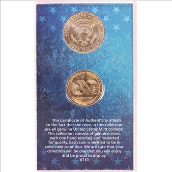 2010 US Lost Coins Never Released for Circulation Two Coin Set