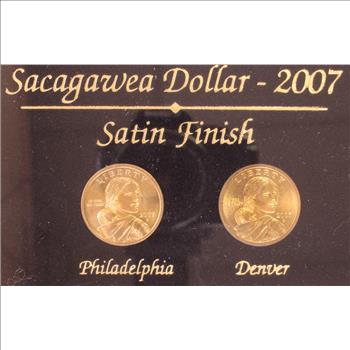 2007 US Sacagawea Dollars $1 Westward Journey Commemoratives
