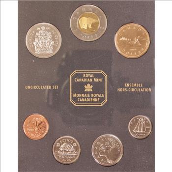 2000 Royal Canadian Mint Uncirculated Coin Set