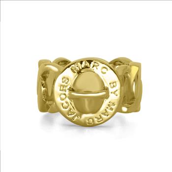 Marc By Marc Jacobs Gold Katie Turnlock Ring - Size - Medium/Large