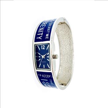 Avon Women's Signature Collection Serenity Prayer Cuff Bracelet Watch - F4013581