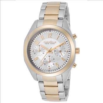 Caravelle New York by Bulova 45L136 Womens Chronograph Stainless Steel Watch