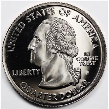 Error - 2001-S PROOF Struck Thru Reverse Deep Cameo North Carolina State Quarter - Rare Modern Error