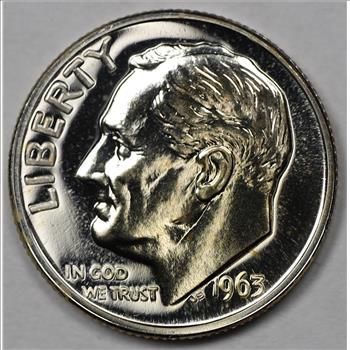 1963 Silver PROOF Roosevelt Dime