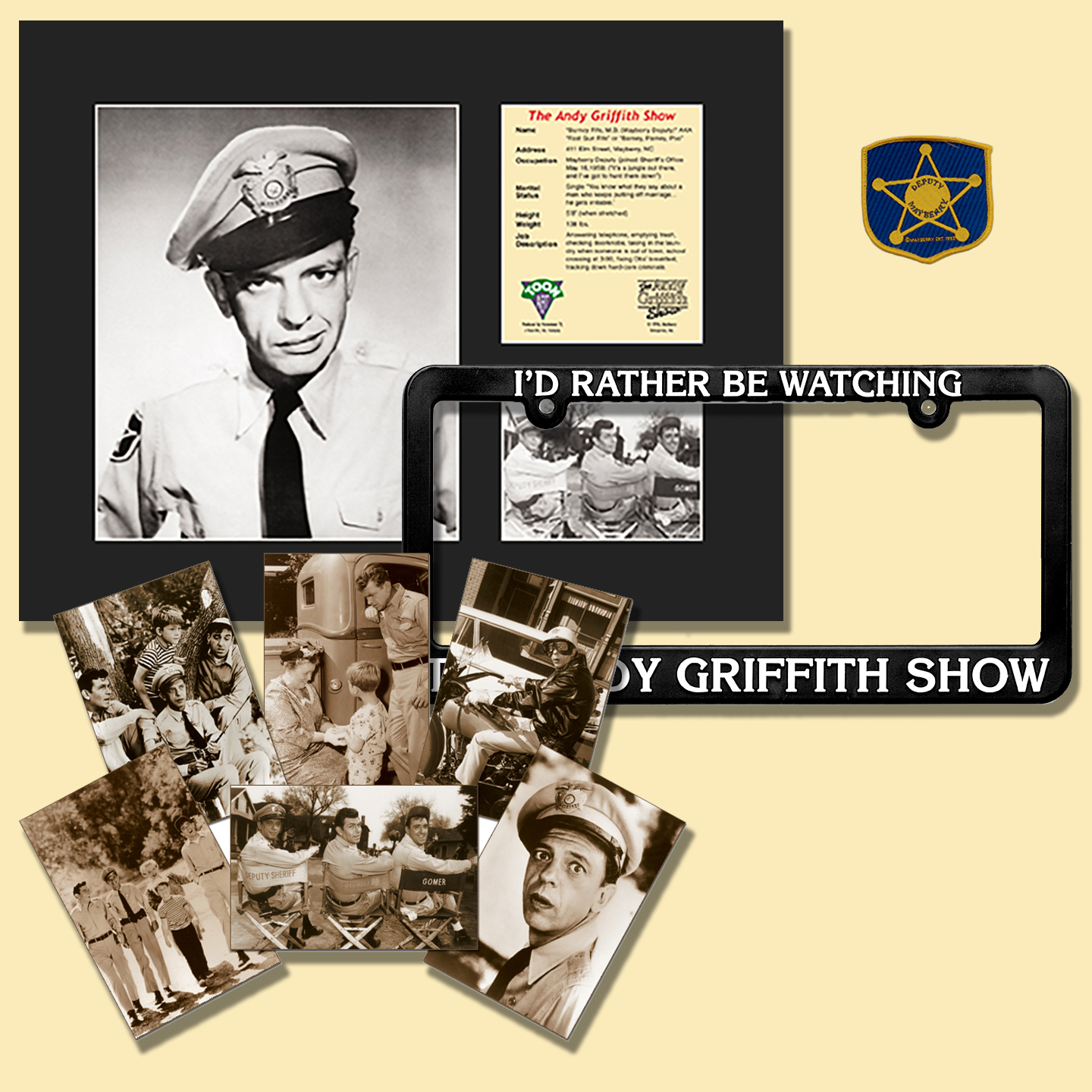 Barney Fife Bundle 4 Pieces 1 Property Room