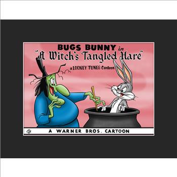 Witch Hazel and Bugs Bunny - Lithograph