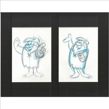 Flintstones - Barney Rubble -Original Production Drawings