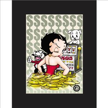 Betty Boop - Jackpot Betty Matted Limited Edition Lithograph