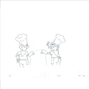 Keebler Elves - Original Production Cels and Drawing