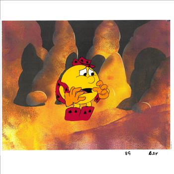 Pac-Man Production Cel and Drawing