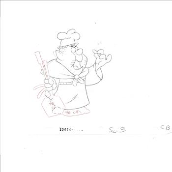 Keebler Elves - Original Production Cel and Drawing