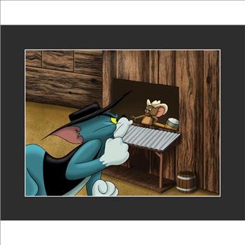 Tom & Jerry - Tall in Trap Limited Edition Giclee- Matted