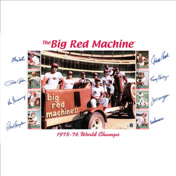 Big Red Machine Tractor - SIGNED  Lithograph Limited Edition