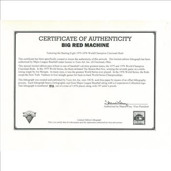 Big Red Machine Tractor Lithograph Limited Edition