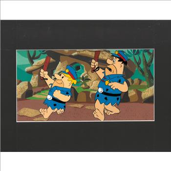 Fred Flintstone & Barney Rubble - Original Production Cels/Drawings