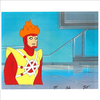 An Original Production Cel of Firestorm from Super Friends
