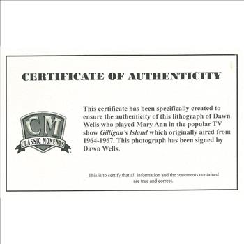 Gilligan's Island-Signed Dawn Wells