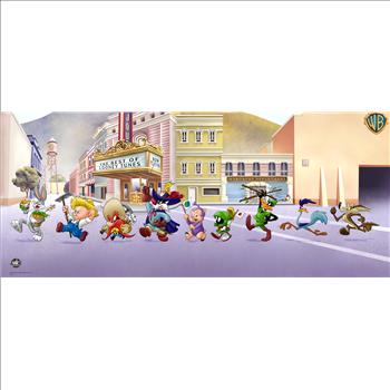 Looney Tunes Parade - Multimedia Fine Art LE Lithograph