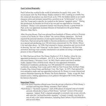 Winnie the Pooh - Original Production Ce/Drawing - Pooh & Piglet- Signed