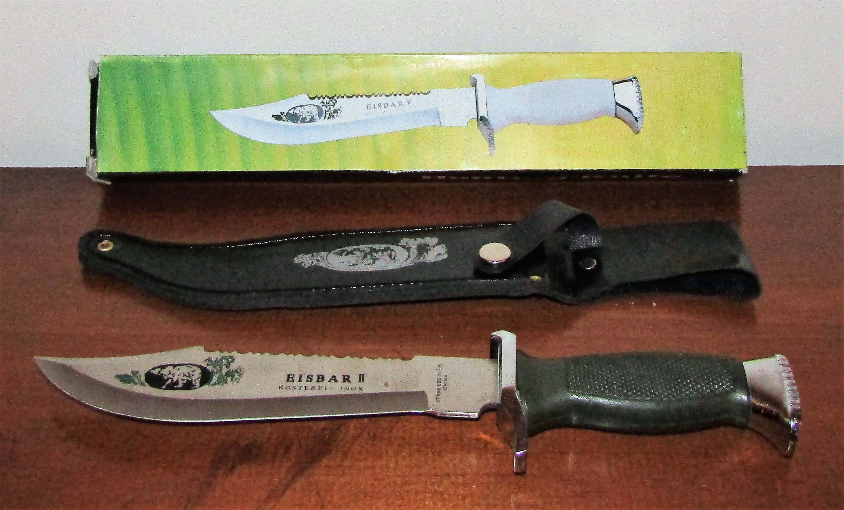 Eisbar II RostereiInox Hunting Knife, 12.5" Overall Length Property Room