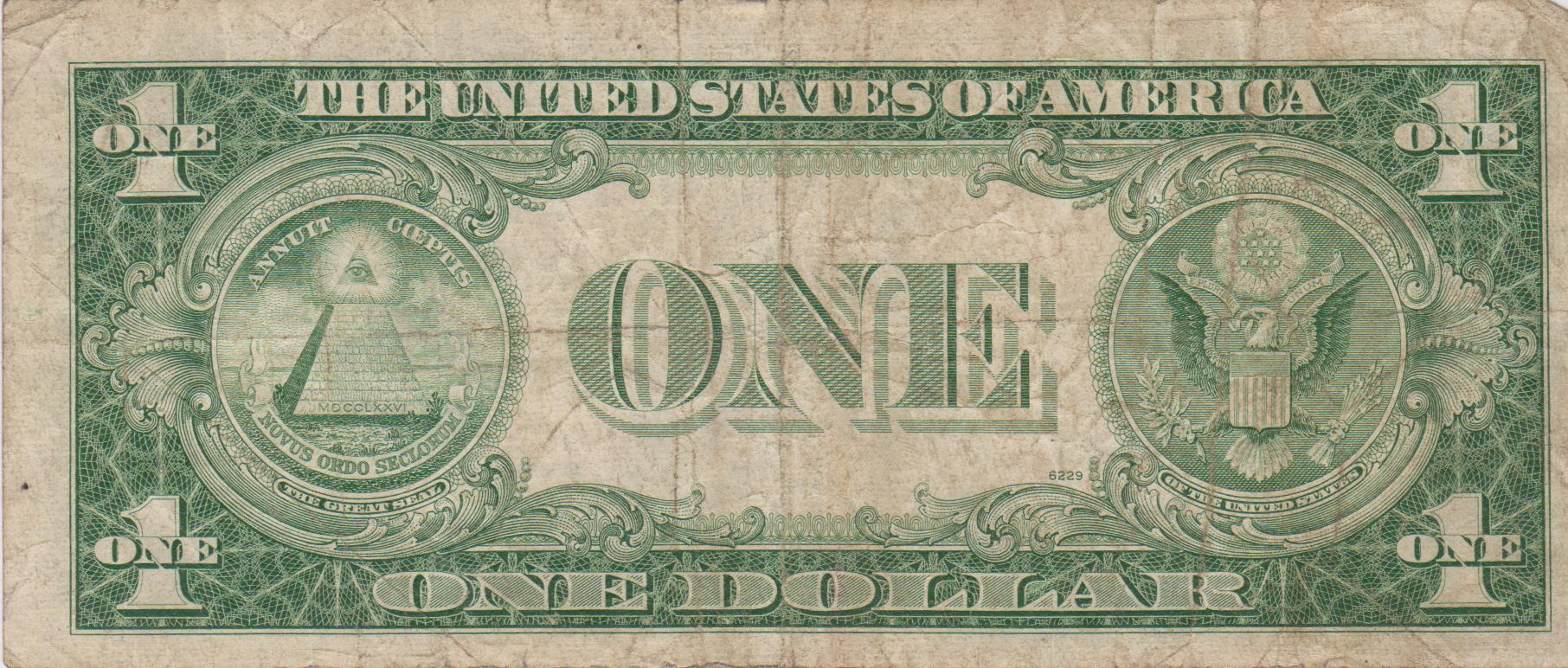 1935E quot Godless quot $1 Silver Certificate F98373779I Property Room