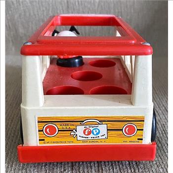 Vintage 1969 Fisher Price Little People Mini Bus