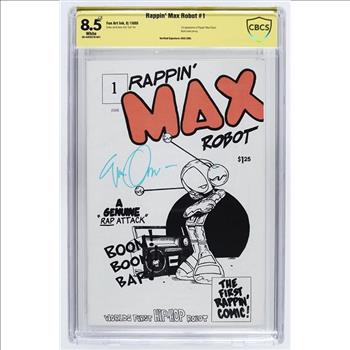 1986 Fun Art Ink:  Rappin' Max Robot #1, Signed, CBCS Graded
