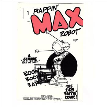 1986 Fun Art Ink:  Rappin' Max Robot #1, Signed, CBCS Graded