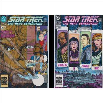 1991 DC Comics:  Star Trek TNG #25 & #26