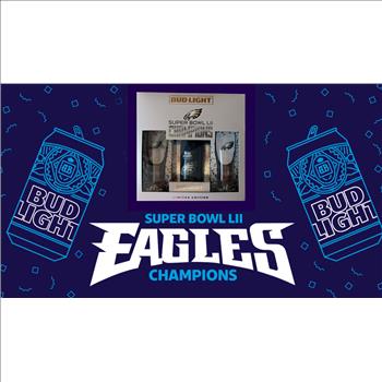Bud Light PHILLY SPECIAL Limited Edition Box Set, Including a Free Beer Token given out at the SB Parade