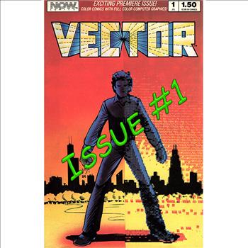 1986 NOW Comics: Vector #1 (One of the first computer-generated comics!)