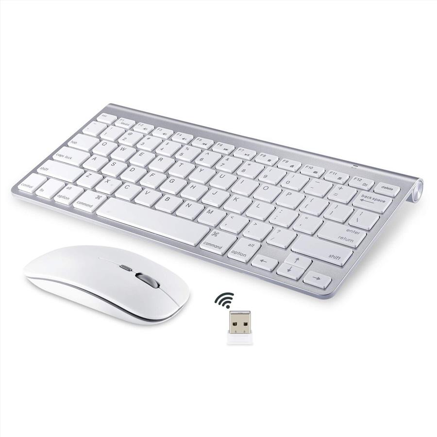 Wireless Keyboard / Mouse Combo Compatible with MacBook & Windows PC's