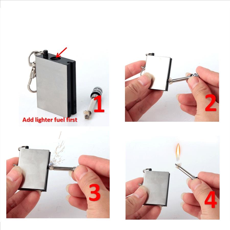 5 pc Emergency Flint Fire Starters Lighters Property Room