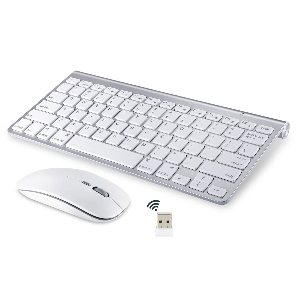 Wireless Keyboard / Mouse Combo Compatible with MacBook & Windows PC's