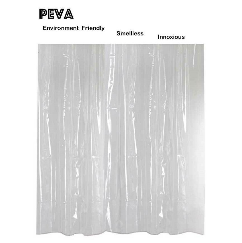 Clear Shower Curtain 72" x 72" Property Room