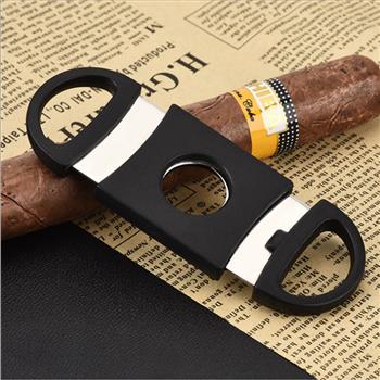 Double Blade Stainless Steel Cigar Cutter