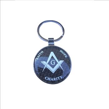 Masonic Square and Compass Key chain