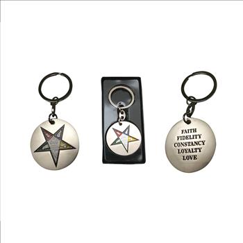 Masonic Order of the Eastern Star Key chain