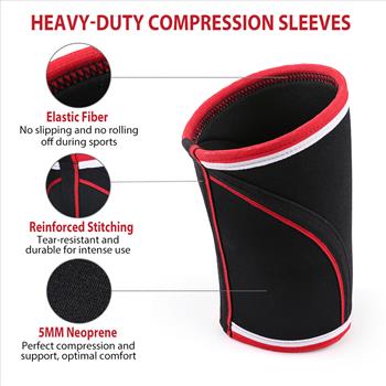 2 pc Elbow Compression Sleeves - Neoprine