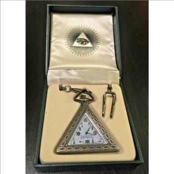 Masonic Triangle Pocket Watch