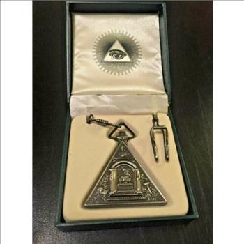 Masonic Triangle Pocket Watch