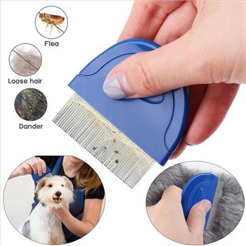 Pet Grooming Flea Comb for Cats & Dogs