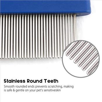 Pet Grooming Flea Comb for Cats & Dogs