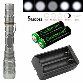 Tactical 990000 Lumen T6 LED 5Modes Flashlight