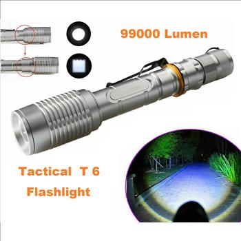 Tactical 990000 Lumen T6 LED 5Modes Flashlight