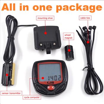 Digital Bike LCD Speedometer