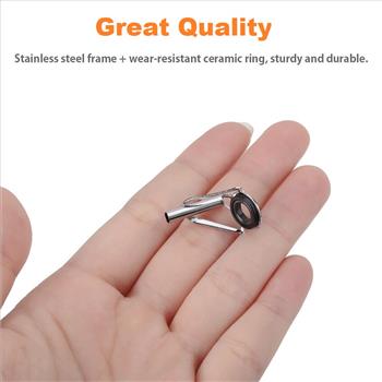 80 pc Ceramic Fishing Rod Guide Tips
