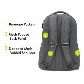 High Sierra Laptop Backpack Gray
