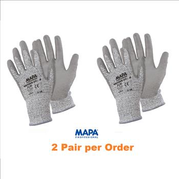 2 Pair MAPA Work Gloves - Large