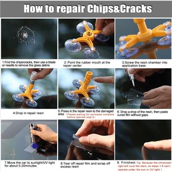 Windshield Chip / Crack DIY Repair Kit